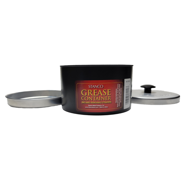 Grease-Container with pan and lid